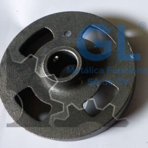POLEA ECONÓMICA DE 7" PARA TUBO DE 1"